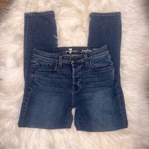 7 for all mankind Josefina skinny boyfriend jeans